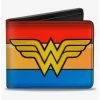 Hot Sale 👍 DC Comics Wonder 👩 Woman Logo Stripe Bifold Wallet 🧨 -Bags & Purses Shop Online 20215560 hi