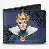 Best reviews of ❤️ Disney Snow Evil Queen Old Witch Poses Bifold Wallet 🎁