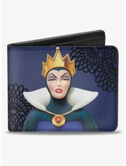 Best reviews of ❤️ Disney Snow Evil Queen Old Witch Poses Bifold Wallet 🎁