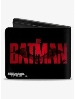 Coupon 🎉 DC Comics The Batman Movie Bat Title Weathered Bifold Wallet 🥰 -Bags & Purses Shop Online 20215586 av1