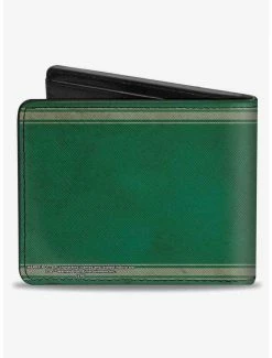 Deals ⭐ Harry Potter SlyTherin Crest Stripe Weathered Bifold Wallet 😍 -Bags & Purses Shop Online 20215604 av1