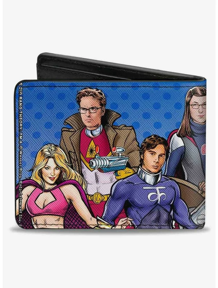 Cheapest 🌟 The Big Bang Theory Superhero Characters Bifold Wallet 🎉 4 Cheapest 🌟 The Big Bang Theory Superhero Characters Bifold Wallet 🎉 - Image 2
