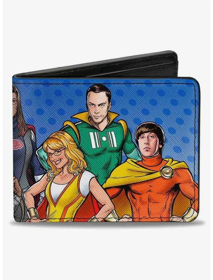 Cheapest 🌟 The Big Bang Theory Superhero Characters Bifold Wallet 🎉 3 Cheapest 🌟 The Big Bang Theory Superhero Characters Bifold Wallet 🎉