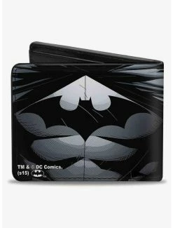 Buy 🔔 DC Comics The New 52 Batman Chest Logo Bifold Wallet 🧨 -Bags & Purses Shop Online 20215616 av1