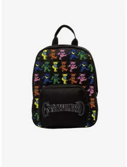 Deals ⌛ Rocksax Grateful Dead Dancing Bears Mini 🎒 Backpack ⭐