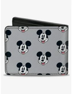 Deals 🎁 Disney Mickey Mouse Smiling Face Monogram Bifold Wallet 😍 -Bags & Purses Shop Online 20334711 av1