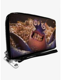 Top 10 🧨 Disney Moana Tamatoa Smiling Face Close Up Zip Around Wallet 👏