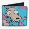 Best deal 🛒 Rocko's Modern Life Rocko Waving Pose And Triangle Bifold Wallet 😀 -Bags & Purses Shop Online 20334797 hi