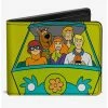 Buy 🔥 Scooby-Doo! Group Driving Mystery Machine Front Pose And Text Bifold Wallet 🎉 -Bags & Purses Shop Online 20334805 hi