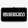 Cheapest 🧨 Shelby Cobra Racing Logo Block Hinged Wallet 🎁