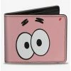 Best Sale 🎉 Spongebob Squarepants Patrick Starfish Eyes Close Up Bifold Wallet ⌛ -Bags & Purses Shop Online 20334831 hi