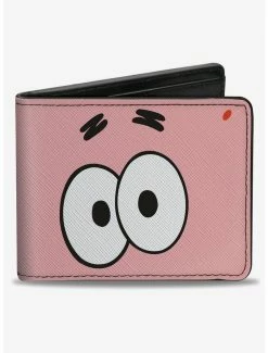 Best Sale 🎉 Spongebob Squarepants Patrick Starfish Eyes Close Up Bifold Wallet ⌛