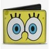 New ❤️ Spongebob Squarepants Eyes Close Up Bifold Wallet 💯 -Bags & Purses Shop Online 20334837 hi